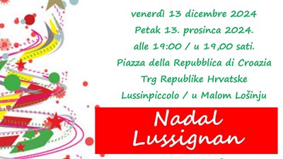 Nadal Lussignan - concert of the Community of Italians in Mali Lošinj